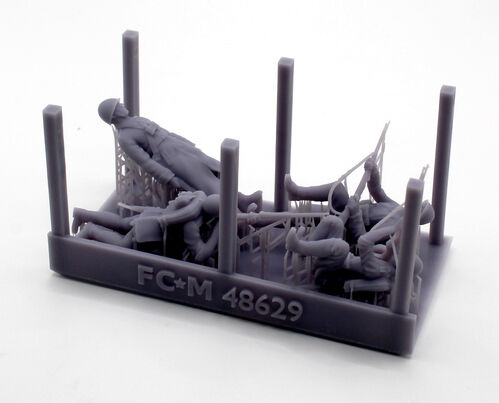 48629 Soldados polacos WWII, escala 1/48