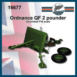 16677 Ordnance 2 pounder, escala 1/16.