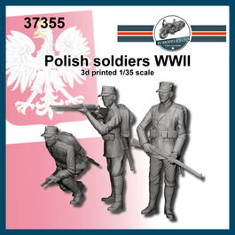 37355 Soldados polacos WWII, escala 1/35.