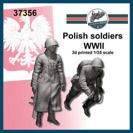 37356 Soldados polacos WWII, escala 1/35.