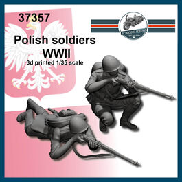 37357 Soldados polacos WWII, escala 1/35.