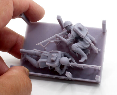 37357 Soldados polacos WWII, escala 1/35.