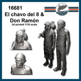 16681 El chavo y Don Ramón, escala 1/16.