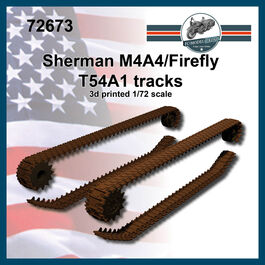 72673 Cadenas T54 para Sherman M4A4/Firefly, escala 1/72