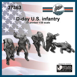 37363 D-day US infantry, escala 1/35.