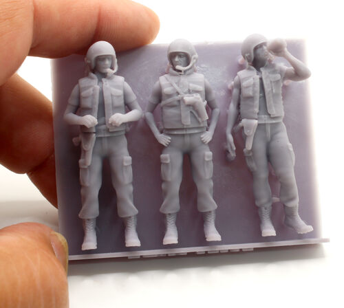 37367 Tripulación de tanque USA en Vietnam, escala 1/35.