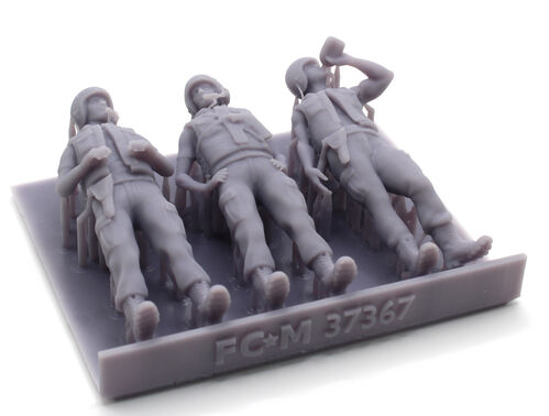 37367 Tripulación de tanque USA en Vietnam, escala 1/35.