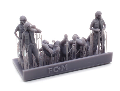 48634 Tripulación de tanque USA en Vietnam, escala 1/48