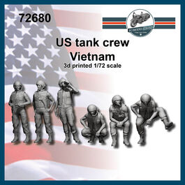 72680 US tank crew Vietnam, escala 1/72.