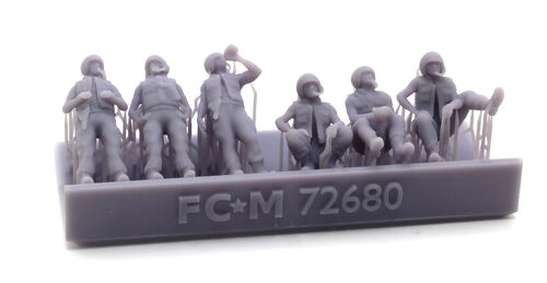 72680 US tank crew Vietnam, escala 1/72.