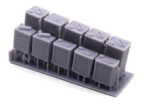 16693 Contenedores de gasolina británicos WWII "flimsies" escala 1/16.