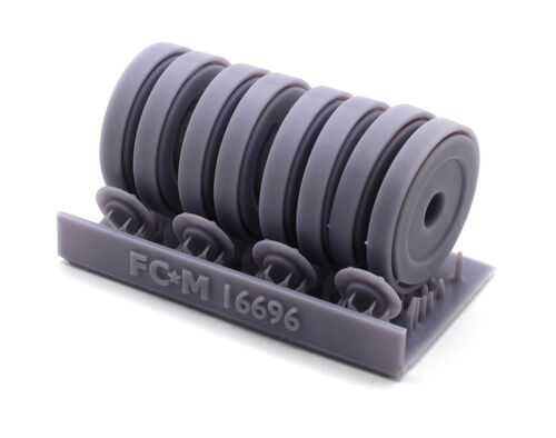 16696 Panzer IV ruedas de metal, escala 1/16.