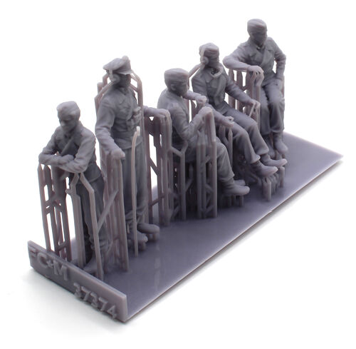 37374 Panzer IV, tripulación , escala 1/35.