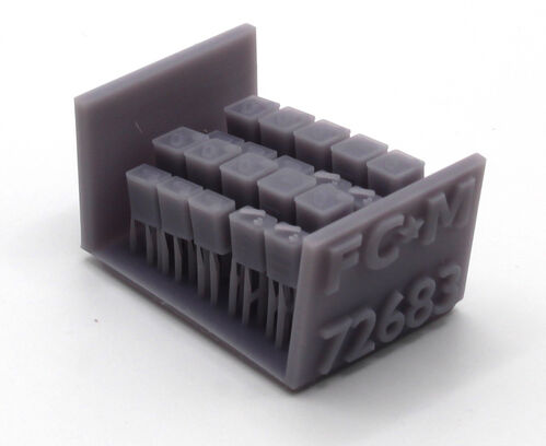 72683 "·Flimsy" contenedores de gasolina británicos WWII, escala 1/72.