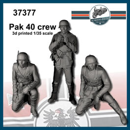 37377 Pak 40 crew, escala 1/35.