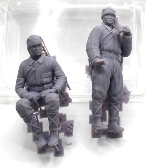 16711 Tripulación de tanque japonés WWII, escala 1/16.