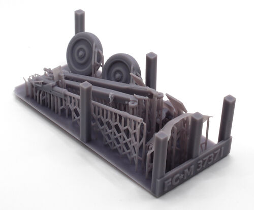 37371 Hotchkiss 25mm anti tank gun SA 34,  escala 1/35.