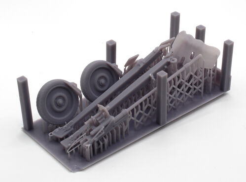 37371 Hotchkiss 25mm anti tank gun SA 34,  escala 1/35.