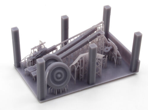 48638 Hotchkiss 25mm anti tank gun SA 34, escala 1/48.