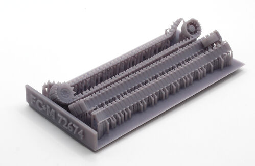 72674 Cadenas T41 para Sherman M4A4/Firefly, escala 1/72.