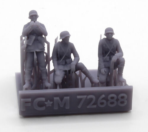 72688 Pak 40 sirvientes, escala 1/72.