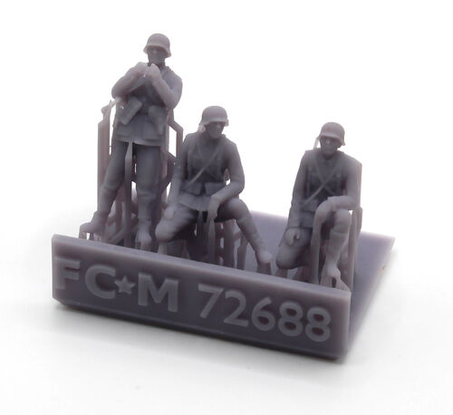 72688 Pak 40 sirvientes, escala 1/72.