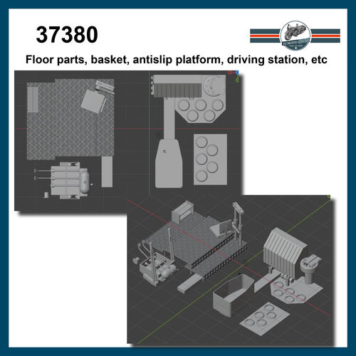 37380 Jaguar 2 interior, escala 1/35.