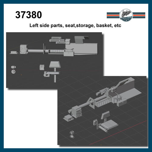 37380 Jaguar 2 interior, escala 1/35.