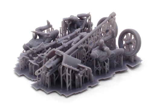 48642 5cm Pak 38 & crew, escala 1/48.