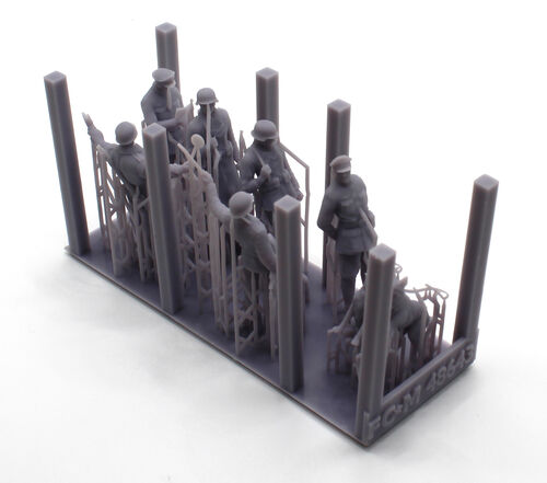 48643 German military police, escala 1/48.