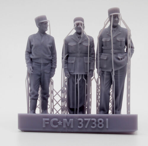 37381 Generales franceses WWII, escala 1/35.