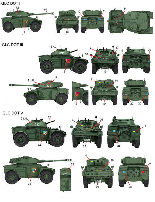 35223 Panhard AML-60 & 90 en España