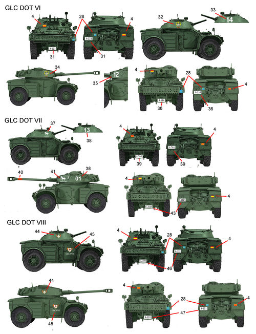 35223 Panhard AML-60 & 90 en España