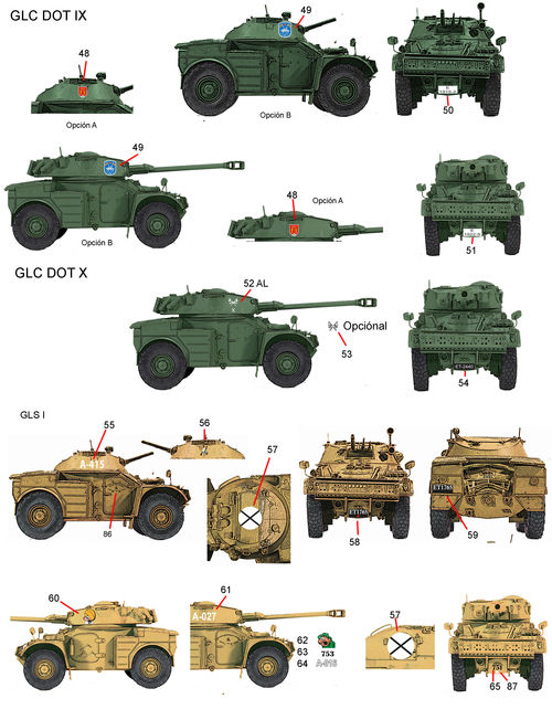 35223 Panhard AML-60 & 90 en España
