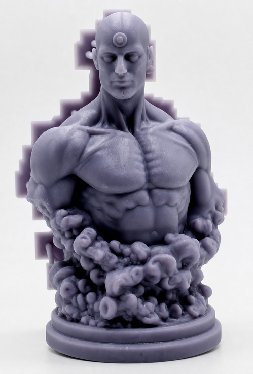 10596 Dr. Manhattan, busto escala 1/10.