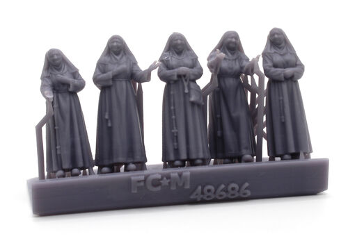 48686 Monjas escala 1/48.