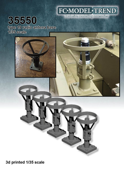 35550 bases de antena británicas tipo 19, escala 1/35