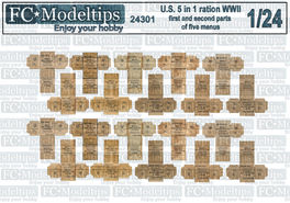 24301 Raciones 5 en 1 , escala 1/24